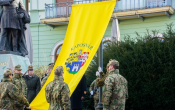 A város napja: felvonták Kaposvár lobogóját