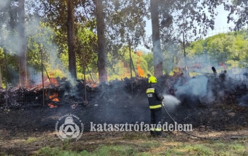 Huszonhárom káresethez riasztották Somogy vármegye tűzoltóit a hétvégén