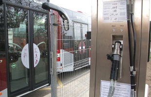 Gáztöltőállomást építettek az új buszoknak