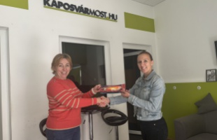 Egy pont kipipálva a bakancslistán: átvette nyereményét a Kaposvár Most játékának győztese