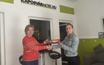 Egy pont kipipálva a bakancslistán: átvette nyereményét a Kaposvár Most játékának győztese