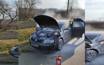 Lángoló autót oltottak az igali rendőrök
