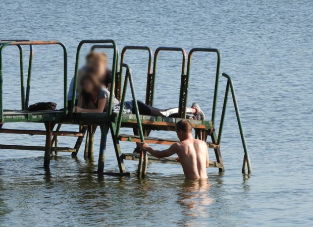 Volt olyan bátor látogató, aki megmártózott a Desedában