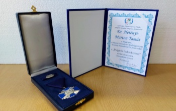 Elismerést kapott dr. Hetényi-Marton Tamás rendőr őrnagy