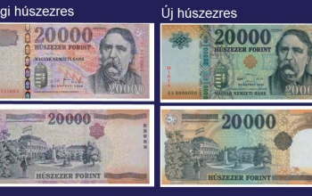 Ma kerülnek forgalomba az új húszezresek