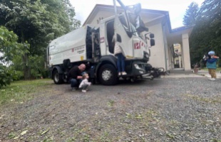 A Százszorszép Bölcsődében jártak a KHG munkatársai és gépei