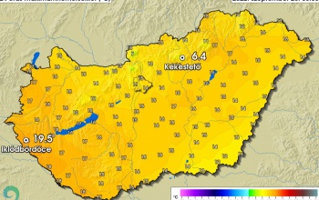 Majdnem 6 fokkal volt hétfőn hidegebb, mint ilyenkor szokott