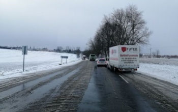 Baleset történt a Jutai úton