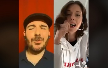 Meggyes Csabi online énekel duettet Szabó Rékával