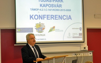 Tudományról, kutatásokról, pályázatokról a Tudás-Parkban