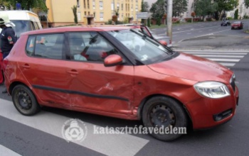 Baleset a Füredi csomópontban