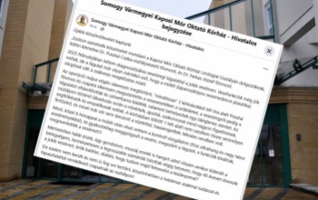 Egy megmentett vese története – köszönőlevelet kapott a kaposvári kórház urológiai osztálya