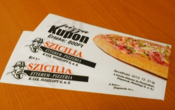 Kisorsoltuk a pizza kuponok nyerteseit!