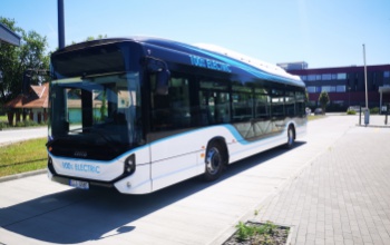 Ismét egy új, elektromos buszt tesztelnek Kaposváron