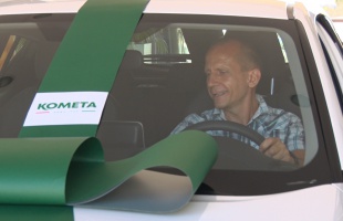 Óriási öröm: Zoltán nyerte a Kometa főnyereményét, egy vadonatúj Toyotát