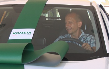 Óriási öröm: Zoltán nyerte a Kometa főnyereményét, egy vadonatúj Toyotát