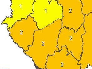 Másodfokú riasztást adtak ki Somogyra