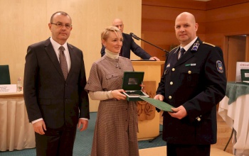 Elismerés a térség biztonságáért végzett munkáért