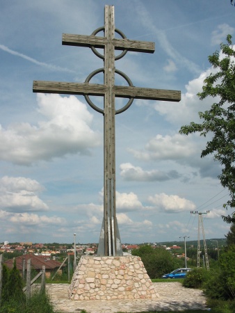 Kettős kereszt a Kecel-hegyen