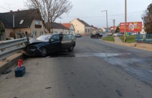Csúnya baleset történt tegnap Csurgón
