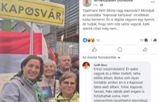 „Tigelmann Peti! Mióta vagy kaposvári?”