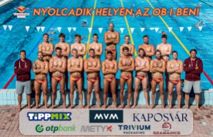 Nyolcadik helyen zárt a Kaposvári Vízilabda Klub az OB I-ben