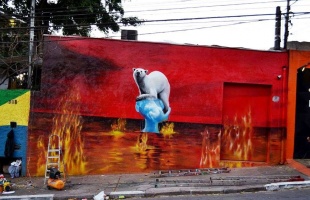 Elgondolkodtató StreetArt fotók az állatvilág helyzetéről