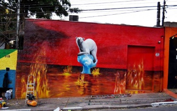 Elgondolkodtató StreetArt fotók az állatvilág helyzetéről