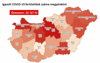 Somogy megyében 32 fővel nőtt a beazonosított fertőzöttek száma