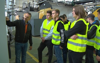 Bemutatták a kaposvári távfűtés működését az érdeklődőknek