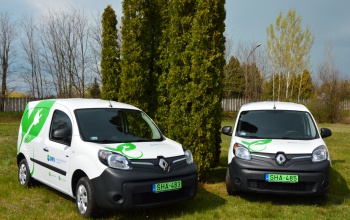 Két elektromos autót szerzett be a DRV Zrt.