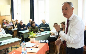 A Táncsics pedagógusaival találkozott a polgármester