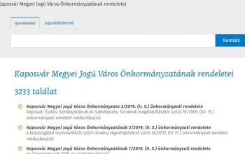 Új felülten is elérhetőek a város rendeletei