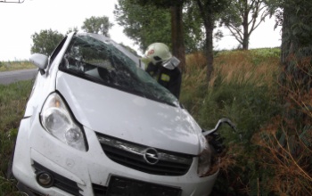 Felborult egy autó a 68-as főúton - teljes útlezárás
