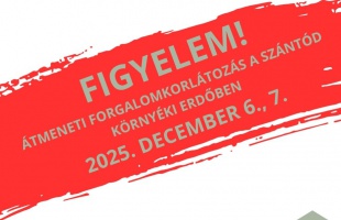 Átmenetileg korlátozzák a forgalmat egyes zselici erőkben