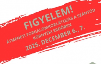 Átmenetileg korlátozzák a forgalmat egyes zselici erőkben