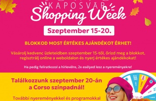 Őszi Shopping Week a Corso Kaposvárban!