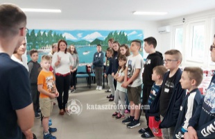 Katasztrófavédelmi ifjúsági tábor Balatonföldváron
