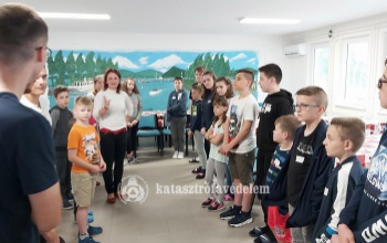 Katasztrófavédelmi ifjúsági tábor Balatonföldváron
