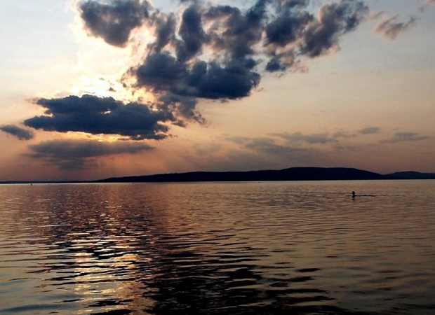 Balatonfenyvesi naplemente