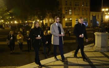 A forradalom hőseire emlékeztek