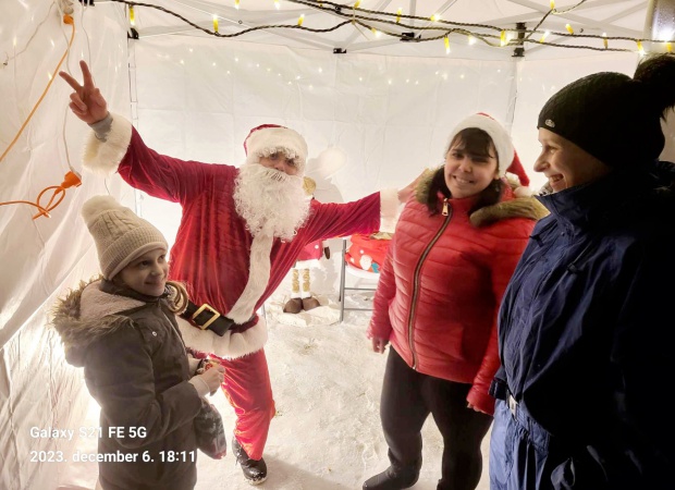 Letáborozott a Mikulás a Zselic Kertvárosban