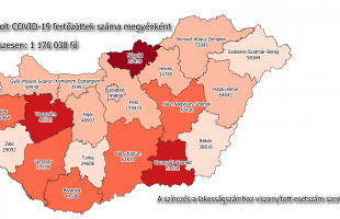 Több mint 7300-zal nőtt a koronavírus-fertőzöttek száma
