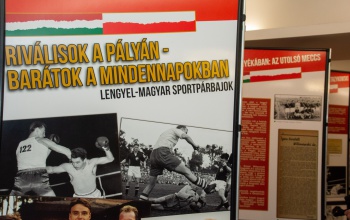 „A sport nem csupán a barátokat, de az ellenségeket is összehozza” – magyar-lengyel sportkapcsolatról szóló kiállítás nyílt Kaposváron