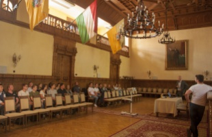 Hollandiából érkezett hallgatók érdeklődnek Kaposvár iránt