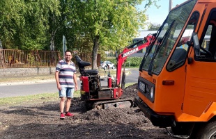 Parkolóhelyet építenek a Bárczi Gusztáv iskolánál