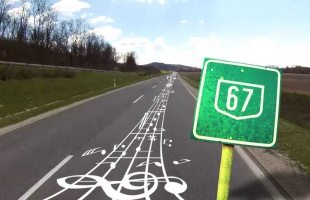 Ilyesmi lesz majd az éneklő aszfalt a 67-es úton?