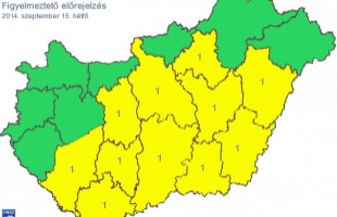 Délutántól mérséklődhet az intenzív esőzés