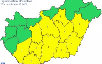 Délutántól mérséklődhet az intenzív esőzés
