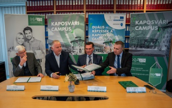 Gépipar, agrárium és tehetséggondozás: új partnerségeket kötött a MATE Kaposvári Campusa